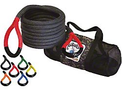 Bubba Rope 7/8-Inch x 30-Foot Power Stretch Recovery Rope with Black Eyes