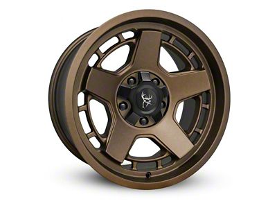 Buck Commander Atlas All Satin Bronze 6-Lug Wheel; 17x9; -35mm Offset (21-25 Bronco, Excluding Raptor)