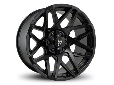 Buck Commander Canyon All Satin Black 6-Lug Wheel; 20x10; -25mm Offset (21-25 Bronco, Excluding Raptor)