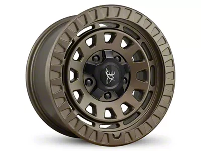 Buck Commander Venture All Satin Bronze Wheel; 17x9; 0mm Offset (21-25 Bronco, Excluding Raptor)