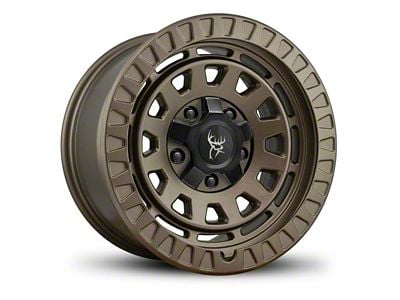 Buck Commander Venture Satin Bronze Wheel; 17x9; -12mm Offset (07-18 Jeep Wrangler JK)