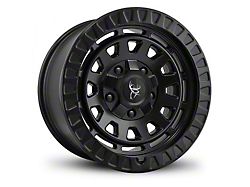 Buck Commander Venture Satin Black Wheel; 17x9; 0mm Offset (18-25 Jeep Wrangler JL)