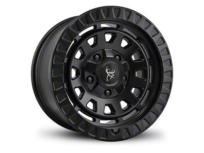 Buck Commander Venture Satin Black Wheel; 17x9; 0mm Offset (18-25 Jeep Wrangler JL)