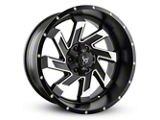 Buck Commander SAW Satin Black Machined Face 6-Lug Wheel; 20x10; -25mm Offset (17-24 Titan)