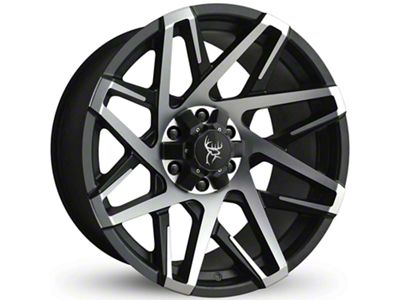 Buck Commander Canyon Satin Black Machined Face 6-Lug Wheel; 20x10; -25mm Offset (22-25 Tundra)