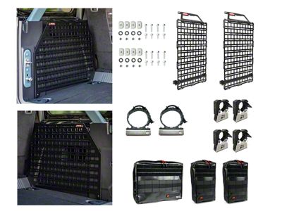 BuiltRight Industries Gear Organization MOLLE System; Pro Kit (21-25 Bronco 4-Door)