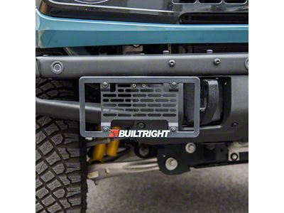 BuiltRight Industries License Plate Mount (21-25 Bronco w/ Modular Front Bumper)