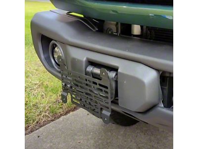 BuiltRight Industries License Plate Mount (21-25 Bronco w/ Capable Steel Front Bumper)