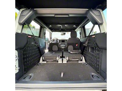BuiltRight Industries MOLLE Compatible Cargo Panel; Full Kit (21-25 Bronco 2-Door)