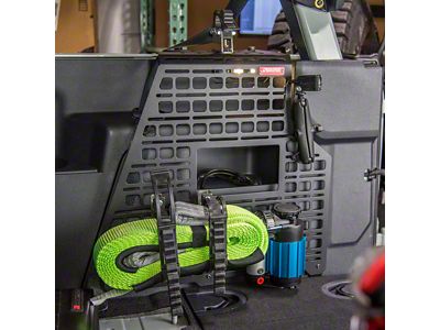 BuiltRight Industries MOLLE Compatible Cargo Panel; Passenger Side (21-25 Bronco 2-Door)