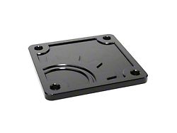 BuiltRight Industries Bed Plug Cover; Black (20-25 Jeep Gladiator JT)