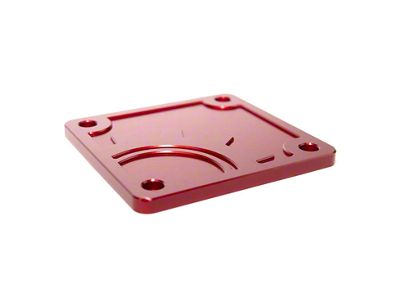 BuiltRight Industries Bed Plug Cover; Red (20-25 Jeep Gladiator JT)