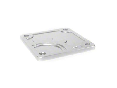 BuiltRight Industries Bed Plug Cover; Silver (20-25 Jeep Gladiator JT)