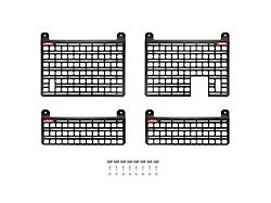 Bedside MOLLE Rack System; 4-Piece Kit (20-26 Jeep Gladiator JT)