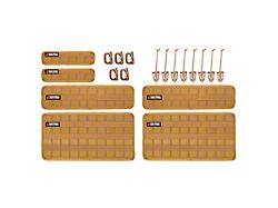 BuiltRight Industries Velcro Tech MOLLE Panel; 6-Piece Kit; Tan (Universal; Some Adaptation May Be Required)