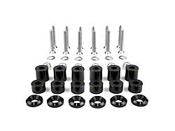 Tech Plate Mounting Hardware Kit; Black