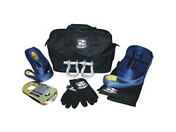 Bulldog Winch 8,000 lb. Winch Rigging and Snatch Block Kit with Recovery Strap; 7-Piece (Universal; Some Adaptation May Be Required)