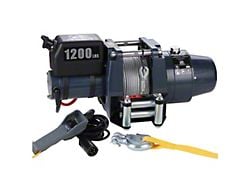 Bulldog Winch 1,200 lb. Hoist; 12-Volt (Universal; Some Adaptation May Be Required)