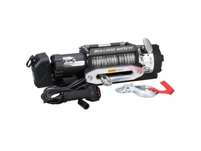 Bulldog Winch 12,000 lb. Trailer Winch with Synthetic Rope (Universal; Some Adaptation May Be Required)