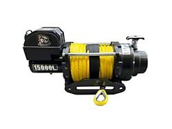 Bulldog Winch 15,000 lb. Heavy-Duty Winch with Synthetic Rope (Universal; Some Adaptation May Be Required)