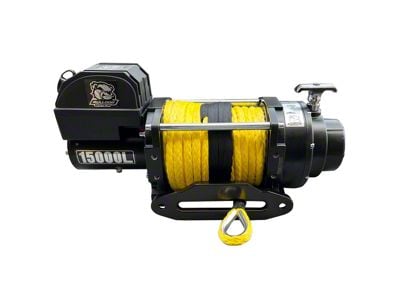 Bulldog Winch 15,000 lb. Heavy-Duty Winch with Synthetic Rope (Universal; Some Adaptation May Be Required)