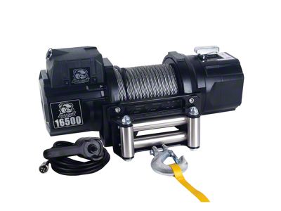 Bulldog Winch 16,500 lb. Heavy-Duty Winch with Synthetic Rope (Universal; Some Adaptation May Be Required)