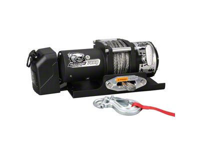 Bulldog Winch 7,800 lb. Low Profile Trailer Winch with SyntheticRope (Universal; Some Adaptation May Be Required)