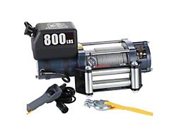 Bulldog Winch 800 lb. Hoist; 12-Volt (Universal; Some Adaptation May Be Required)