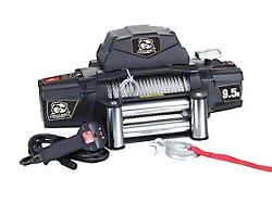 Bulldog Winch 9,500 lb. Winch with Synthetic Rope (Universal; Some Adaptation May Be Required)