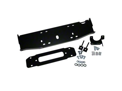 Bulldog Winch Winch Mount and Fairlead Plate Kit (07-18 Jeep Wrangler JK w/ 10th Anniversary/75th Anniversary/Hard Rock/Recon/Rubicon X Steel Bumper)