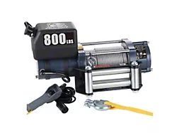 Bulldog Winch 800 lb. Hoist; 12-Volt (Universal; Some Adaptation May Be Required)