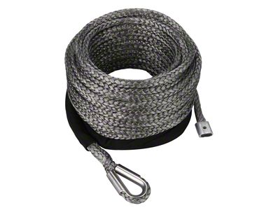 Bulldog Winch 9mm x 100-Foot Synthetic Rope; 17,600 lb.