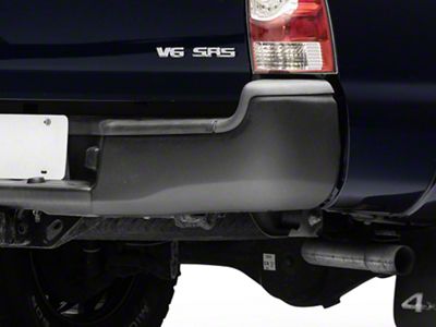 Rear Bumper Covers; Textured Black (05-15 Tacoma)