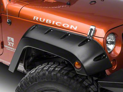 Bushwacker Factory Width Pocket Style Fender Flares (07-18 Jeep Wrangler JK)