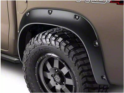 Bushwacker Pocket Style Fender Flares; Rear; Matte Black (22-25 Frontier)