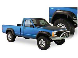 Bushwacker Cut-Out Fender Flares; Front and Rear; Matte Black (84-01 Jeep Cherokee XJ 2-Door)