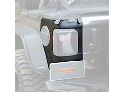 Trail Armor Rear Corners, Matte Black (18-25 Jeep Wrangler JL)