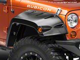 Bushwacker Max Coverage Pocket Style Fender Flares; Matte Black (07-18 Jeep Wrangler JK)