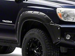 Bushwacker Pocket Style Fender Flares; Front and Rear; Matte Black (12-15 Tacoma w/ 5-Foot Bed)