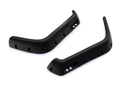 Bushwacker Cut-Out Fender Flares; Matte Black (87-95 Jeep Wrangler YJ)
