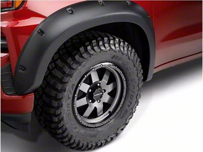 Bushwacker Forge Style Fender Flares; Front and Rear; Textured Black (07-13 Tundra w/o Mud Flaps)