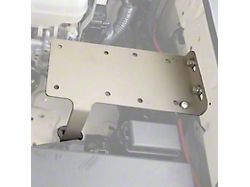 C4 Fabrication Engine Bay Accessory Tray; Driver Side; Black (10-19 4Runner)