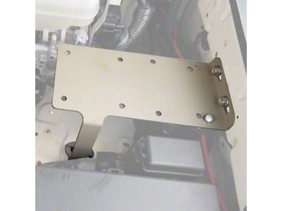 C4 Fabrication Engine Bay Accessory Tray; Driver Side; Black (10-19 4Runner)