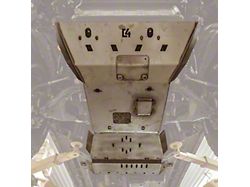 C4 Fabrication Front Skid Plate; Raw (10-24 4Runner w/o KDSS System)