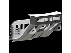 C4 Fabrication Lo-Pro Winch Front Bumper with 30-Inch Light Bar Cutout; Raw (14-24 4Runner)