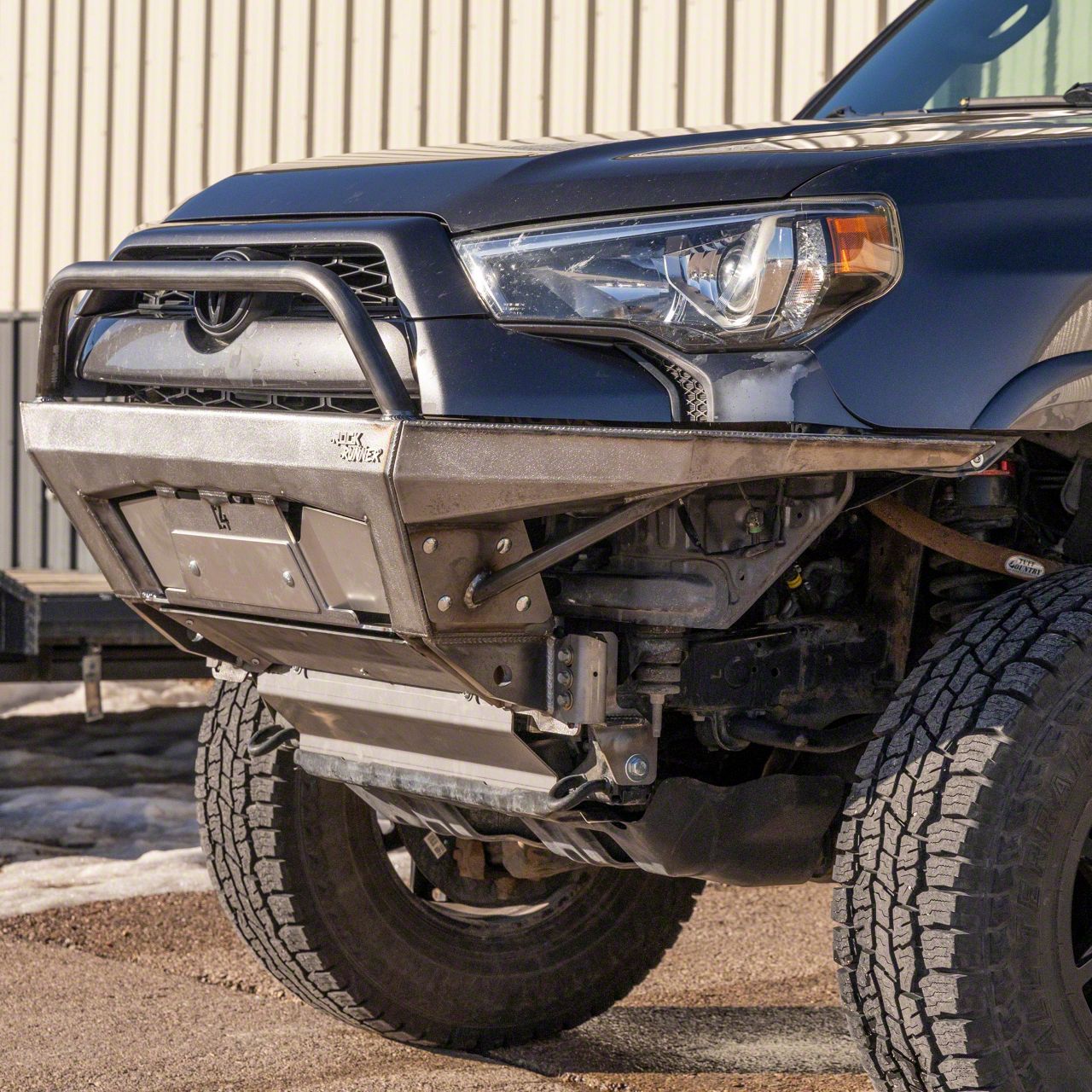 C4 Fabrication Toyota 4-Runner Rock Runner Front Bumper with Mid-Height ...