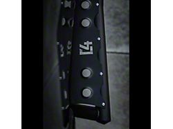 C4 Fabrication Rock Sliders with C4 Text; Raw (14-24 4Runner w/o KDSS System)