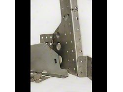 C4 Fabrication Rotopax/Maxtrax Mount with License Plate Mount; Black (25-26 4Runner w/ Overland Rear Bumper)