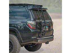 C4 Fabrication Summit Hatch Ladder; Black (10-24 4Runner)