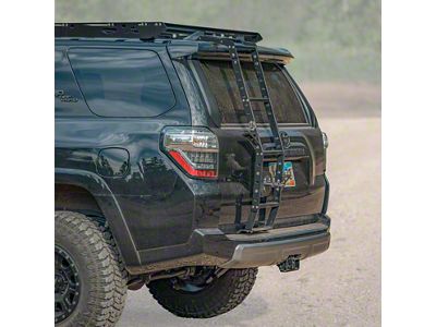 C4 Fabrication Summit Hatch Ladder; Black (10-24 4Runner)